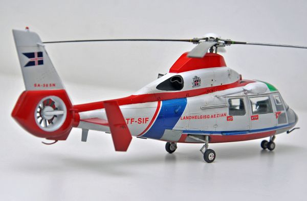 Сборная модель 1/48 Вертолет ASA365N Dauphin 2 Трумпетер 02816 детальное изображение Вертолеты 1/48 Вертолеты