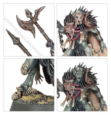 Игровой набор Warhammer AGE OF SIGMAR - SPEARHEAD: FLESH-EATER COURTS - CHARNEL WATCH детальное изображение Дворы Пожирателей Плоти Смерть