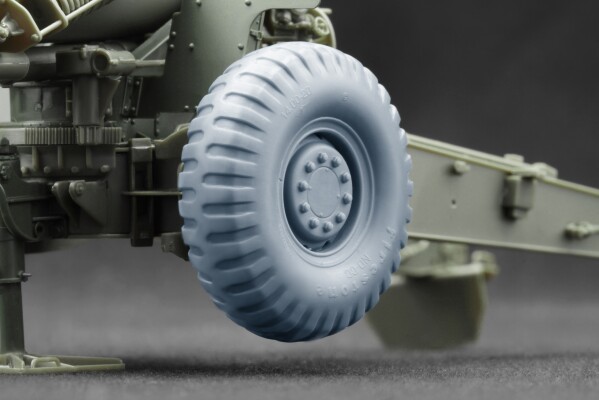 Набір коліс для гаубиці M1/M114 пізній період (Холодна війна) (звичайні та деформовані) від Bronco, Italeri ScaleX WW-35019C детальное изображение Колёса Афтермаркет