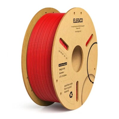 Пластик ELEGOO PLA+ Filament Ø1.75мм "Red" (Червоний) 1кг детальное изображение Филаменты 3D печать