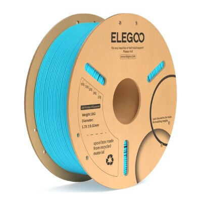 Пластик ELEGOO PLA+ Filament Ø1.75мм "Sky blue" (Небесно-блакитний) 1кг детальное изображение Филаменты 3D печать