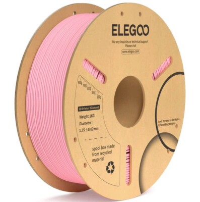 Пластик ELEGOO PLA+ Filament Ø1.75мм "Pink" (Рожевий) 1кг детальное изображение Филаменты 3D печать