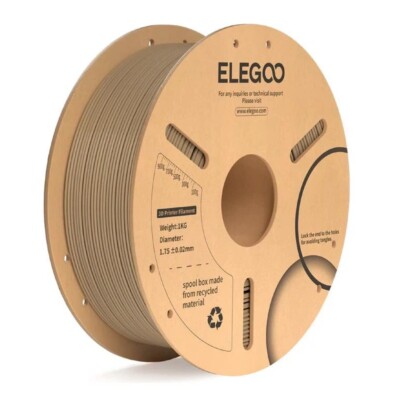 Пластик ELEGOO PLA+ Filament Ø1.75мм "Wood color" (колір дерева) 1кг детальное изображение Филаменты 3D печать
