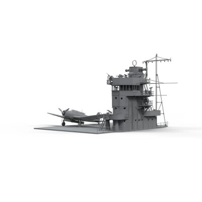 Збірна модель 1/35 Палуба авіаносця Акаги та торпедоносець Nakajima B5N2 Type 97 &quot;Kate&quot; Border Model BSF-001 детальное изображение Флот 1/35 Флот