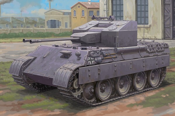 Збірна модель 1/48 Німецька Flakpanzer V Ausf.A HobbyBoss 84832 детальное изображение Бронетехника 1/48 Бронетехника