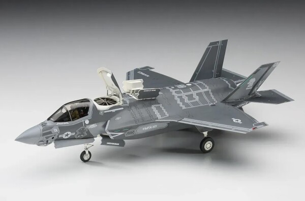 Збірна модель 1/72 Американський винищувач F-35 Lightning II B Version U.S. Marine Hasegawa 01576 детальное изображение Самолеты 1/72 Самолеты