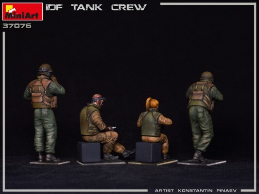 Scale model 1/35 Figures IDF Tank Crew Miniart 37076 детальное изображение Фигуры 1/35 Фигуры