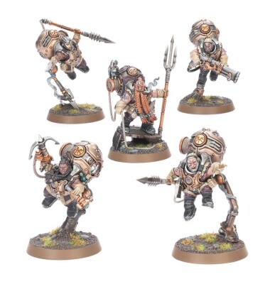 Игровой набор Warhammer AGE OF SIGMAR SPEARHEAD: KHARADRON OVERLORDS - VONGRIM HARPOON CREW детальное изображение Харадронские Владыки Порядок