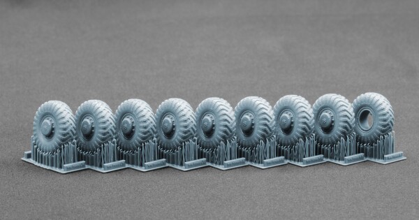 Набір коліс для МАЗ 537 I-170 від Trumpeter та Takom ScaleX WM 72005 детальное изображение Колёса Афтермаркет