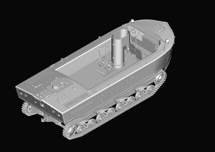 Сборная модель немецкого транспортного тягача-амфибии German Land-Wasser-Schlepper (LWS) Medium prod детальное изображение Бронетехника 1/35 Бронетехника