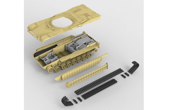 Збірна модель 1/35 Танк Абрамс M1A2 Tusk I/Tusk II (2В1) з повним інтер'єром Rye Field Model RM-5026 детальное изображение Бронетехника 1/35 Бронетехника