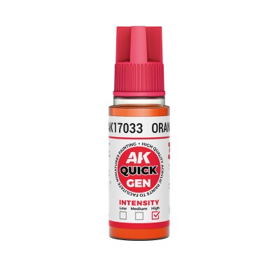 Акрилова фарба ORANGE / Помаранчевий QUICK GEN COLOR AK-Interactive AK 17033 детальное изображение Акриловые краски Краски