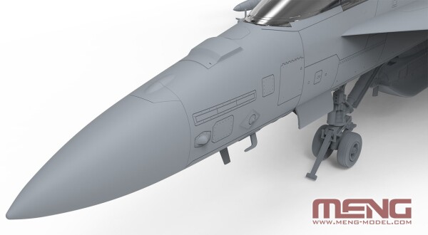 Збірна модель 1/48 Літак Boeing EA-18G Growler Electronic Attack Aircraft Yellow Jackets Meng LS-019 детальное изображение Самолеты 1/48 Самолеты