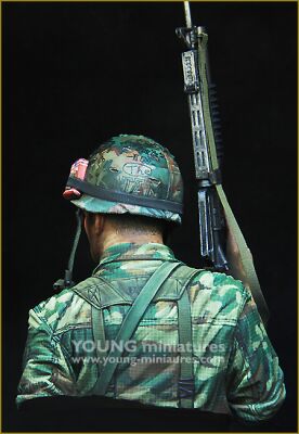 Бюст. 1-я кавалерийская дивизия США, Вьетнам, 1970 г. детальное изображение Фигуры 1/10 Фигуры