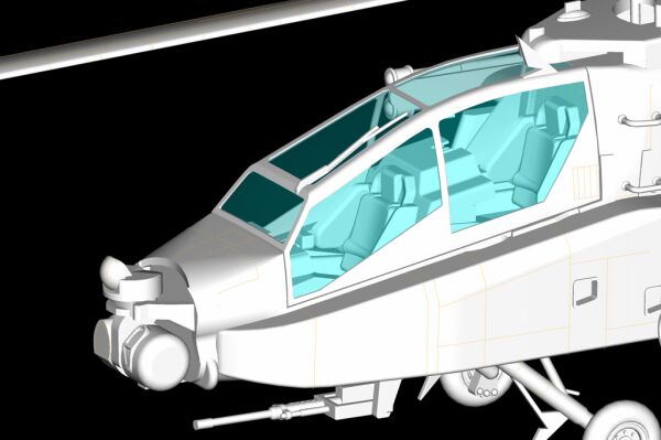 Збірна модель1/72 вертоліт AH-64D Apache Long Bow HobbyBoss 87219 детальное изображение Вертолеты 1/72 Вертолеты