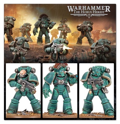 Ігровий набір Warhammer 40000 - HORUS HERESY: LEGIONES ASTARTES - MKIV TACTICAL SQUAD детальное изображение Ересь Хоруса WARHAMMER 40,000