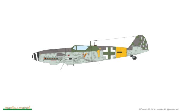 Scale model 1/48 German fighter Bf 109G-14/AS Eduard 82162 детальное изображение Самолеты 1/48 Самолеты