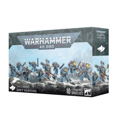 Игровой набор Warhammer 40000 - SPACE WOLVES - GREY HUNTERS детальное изображение Космические Волки Космические Десантники
