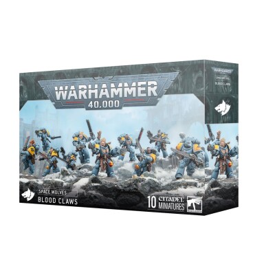 Игровой набор Warhammer 40000: SPACE WOLVES - BLOOD CLAWS детальное изображение Космические Волки Космические Десантники