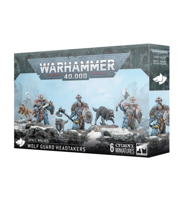 Игровой набор Warhammer 40000 - SPACE WOLVES - WOLF GUARD HEADTAKERS детальное изображение Космические Волки Космические Десантники