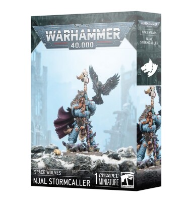 Игровой набор Warhammer 40000 - SPACE WOLVES - NJAL STORMCALLER детальное изображение Космические Волки Космические Десантники