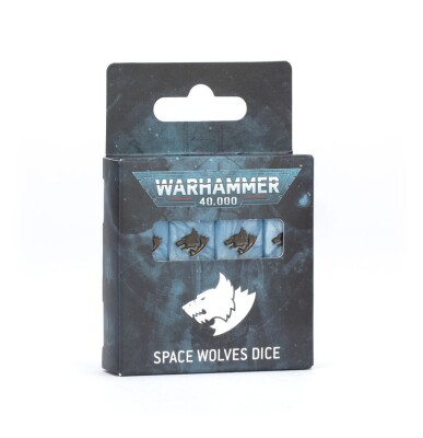Игровые кубы Warhammer 40000 - SPACE WOLVES DICE детальное изображение Кубы WARHAMMER 40,000