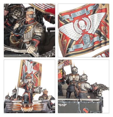 Игровой набор Warhammer 40000 - ASTRA MILITARUM - COMMISSAR GRAVES детальное изображение Имперская Гвардия Армии Империума