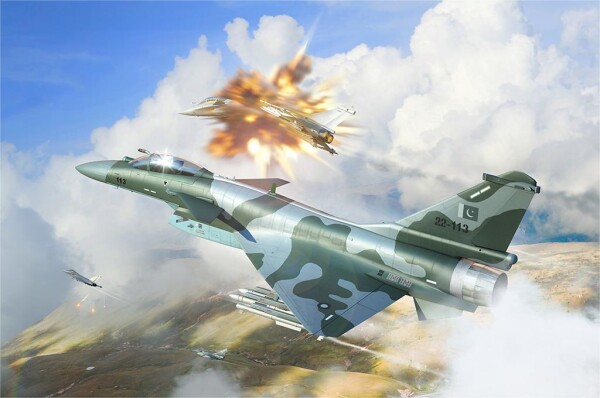 Scale model 1/72 Philippine Air Force J-10CE Multirole Fighter and Israeli Rafale Fighter 2 in 1 Trumpeter 01699 детальное изображение Самолеты 1/72 Самолеты