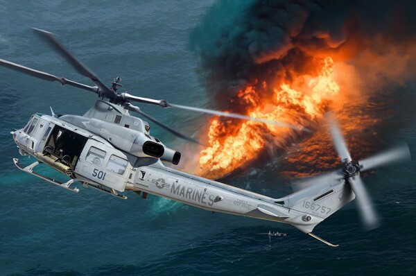 Збірна модель 1/35 Вертоліт UH-1Y Venom Trumpeter 05118 детальное изображение Вертолеты 1/35 Вертолеты