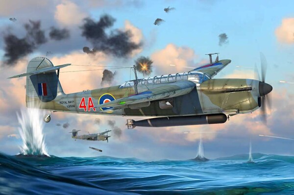 Збірна модель 1/48 Британський палубний літак Fairey Barracuda Trumpeter 05825 детальное изображение Самолеты 1/48 Самолеты