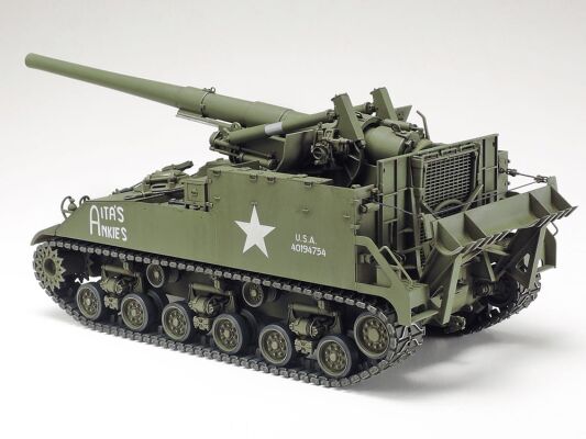 Збірна модель 1/35 Американська самохідна артилерійська машина M40 155MM Tamiya 35351 детальное изображение Артиллерия 1/35 Артиллерия