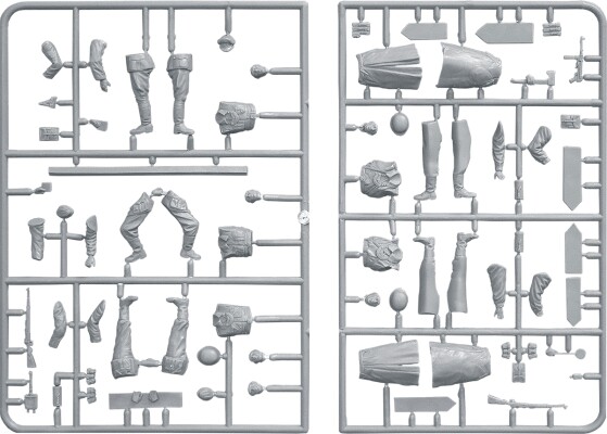 Збірна модель 1/35 Німецький контрольно-пропускний пункт. Вантажний автомобіль 3T 3,6-36S та Kfz.1 Type 170VK з польовою жандармерією MiniArt 36075 детальное изображение Бронетехника 1/35 Бронетехника
