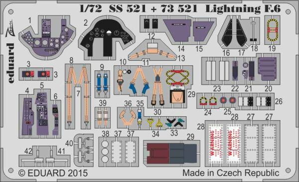 Lightning F.6 S.A. детальное изображение Фототравление Афтермаркет