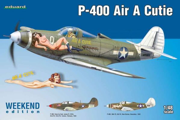 P-400 Air A Cutie детальное изображение Самолеты 1/48 Самолеты