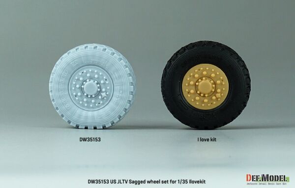 US JLTV Sagged wheel set (for ILK) детальное изображение Смоляные колёса Афтермаркет