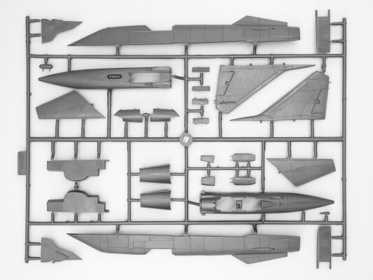 Сборная модель 1/72 Истребитель МиГ-31 Foxhound ICM 72151 детальное изображение Самолеты 1/72 Самолеты