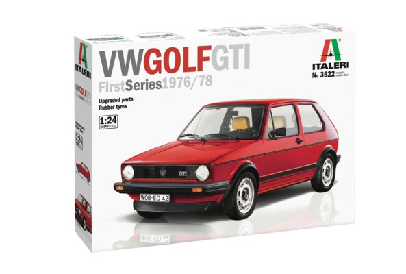 Збірна модель 1/24 Автомобіль VW Golf GTI First Series 1976/78 Italeri 3622 детальное изображение Автомобили 1/24 Автомобили