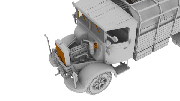 Сборная модель итальянского грузовика 3Ro детальное изображение Автомобили 1/72 Автомобили