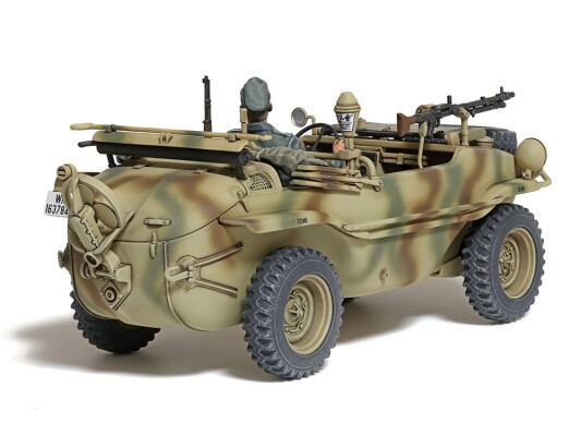 Збірна модель 1/35 Німецький плаваючий автомобіль Schwimmwagen Type 166 (версія з широкими колесами) Tamiya 35393 детальное изображение Автомобили 1/35 Автомобили