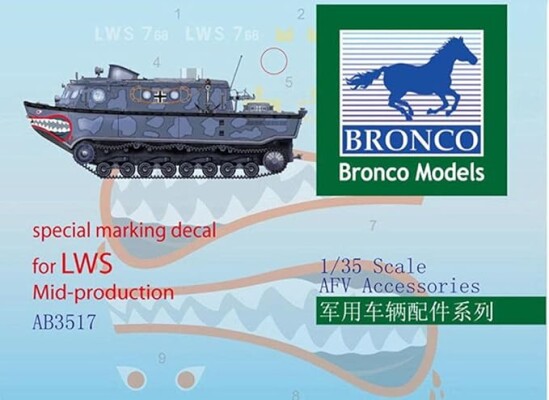 Декаль для LWS середнього виробництва Bronco AB3517 детальное изображение Декали Афтермаркет