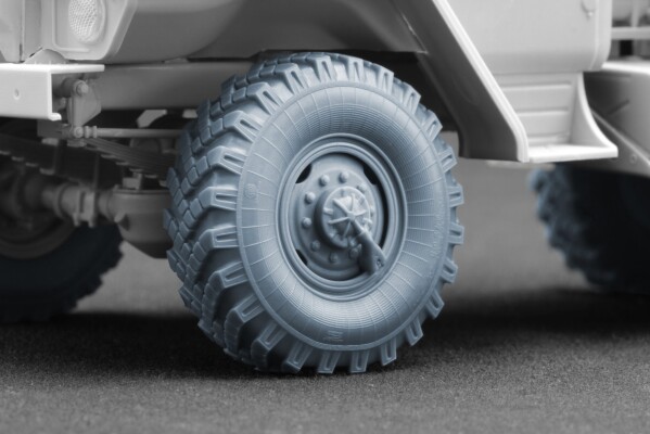 Набір коліс (з деформацією) для УРАЛ-4320 &quot;ОI-25&quot; від Trumpeter ScaleX WM 35037S детальное изображение Колёса Афтермаркет