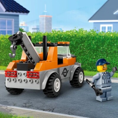 Конструктор LEGO City Евакуатор і ремонт спортивних авто 60435 детальное изображение City Lego
