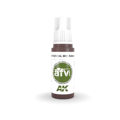 Акриловая краска RAL 8013 ROTBRAUN / Красно - коричневый – AFV АК-интерактив AK11329 детальное изображение AFV Series AK 3rd Generation