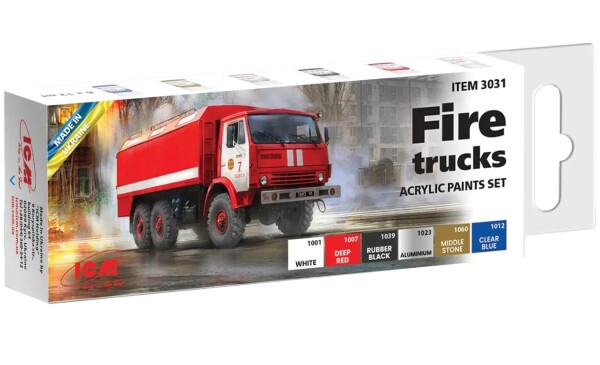 A set of acrylic paints &quot;Fire trucks&quot; детальное изображение Наборы красок Краски