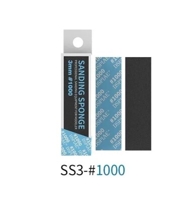Шліфувальна губка 3 мм #1000 (5 шт.) DSPIAE SS3-1000 детальное изображение Наждачная бумага Инструменты