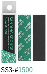 Шлифовальная губка 3 мм #1500 (5 шт.) DSPIAE SS3-1500 детальное изображение Наждачная бумага Инструменты