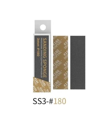 Шліфувальна губка 3 мм #180 (5 шт.) DSPIAE SS3-180 детальное изображение Наждачная бумага Инструменты