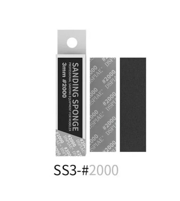 Шлифовальная губка 3 мм #2000 (5 шт.) DSPIAE SS3-2000 детальное изображение Наждачная бумага Инструменты
