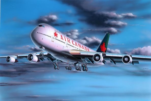 Boeing 747-200 &quot;Air Canada&quot; детальное изображение Самолеты 1/390 Самолеты