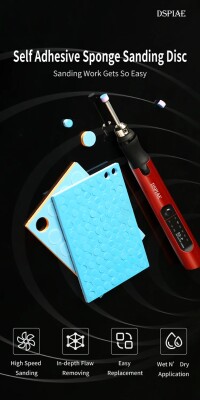 Self-adhesive sanding sponge disc #400 (96 pcs.) DSPIAE SS-C01-400 детальное изображение Разное Инструменты
